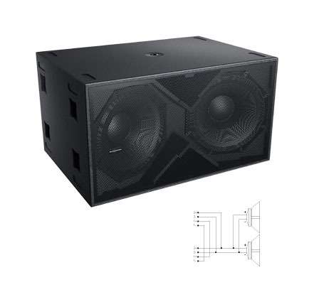 AUDIOCENTER K-LA218 Sub (Pair)